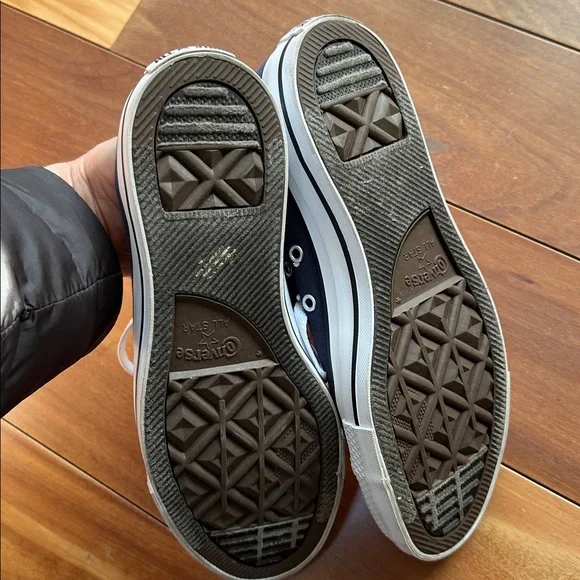 Converse Navy Sneakers Women’s 9 - Picture 4 of 7